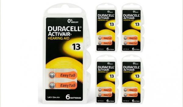 Duracell Activair 13 Numara İsitme Cihazı Pili 6x5