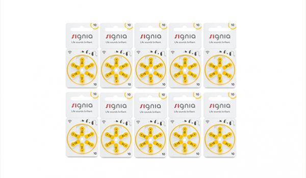 Signia 10 Numara İşitme Cihazı Pili 6x10